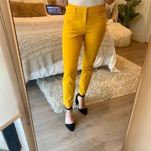 Yellow High Waisted Dress Pants